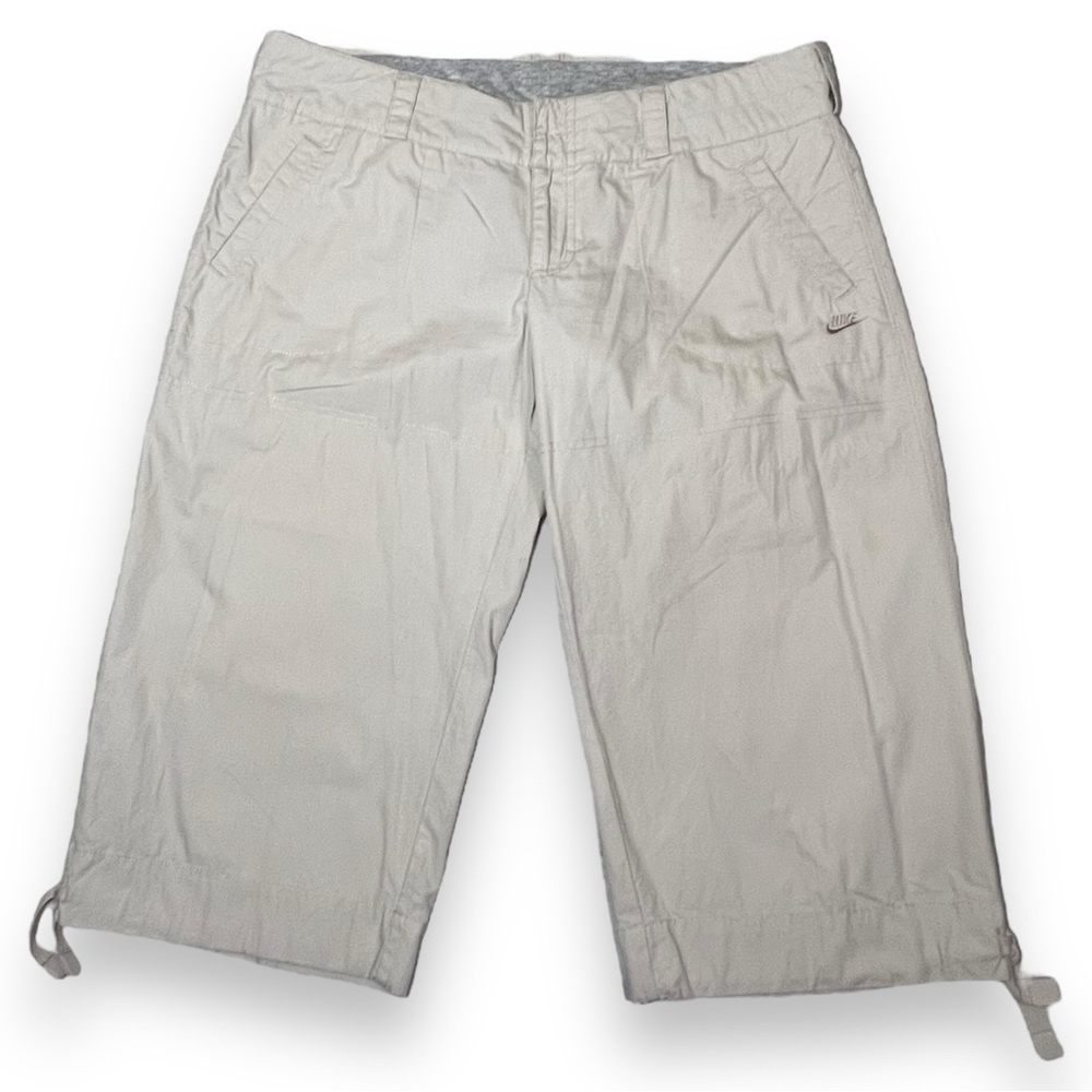 Nike Women’s Vintage Drawstring Capris Khaki Size Large